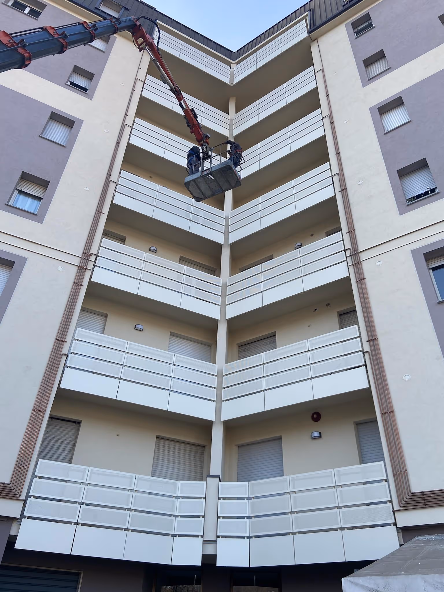 Parapetti per balconi in ferro