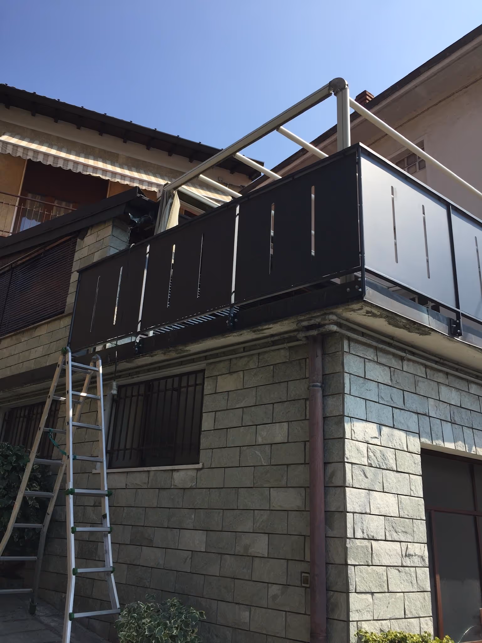 ringhiere in ferro con taglio laser