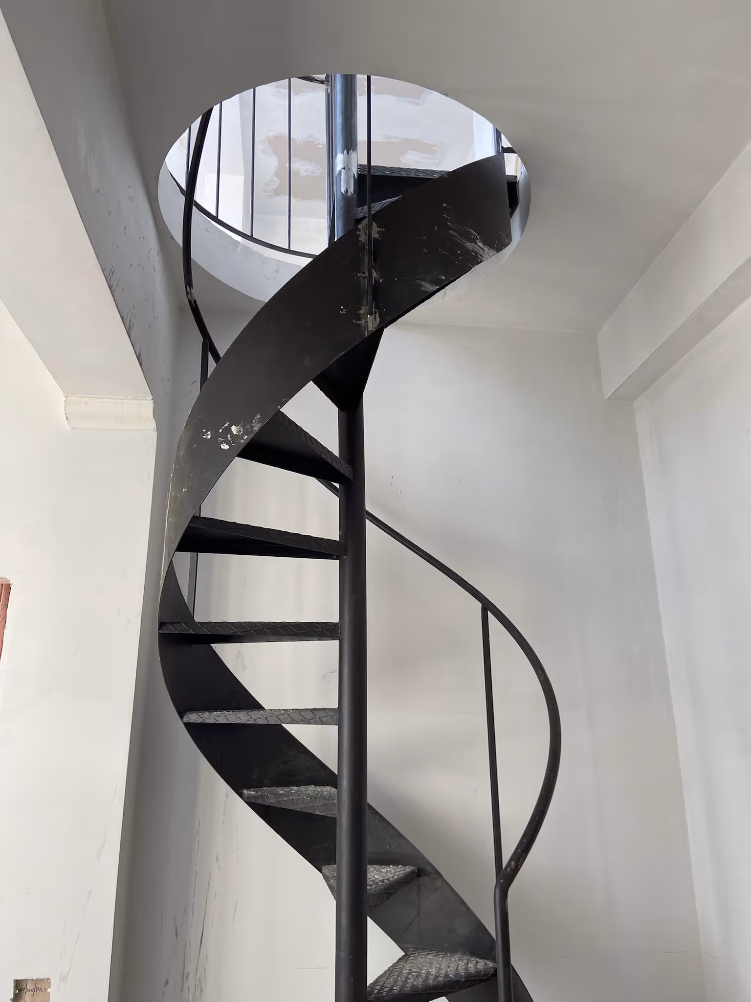 Scala a chiocciola in ferro interna
