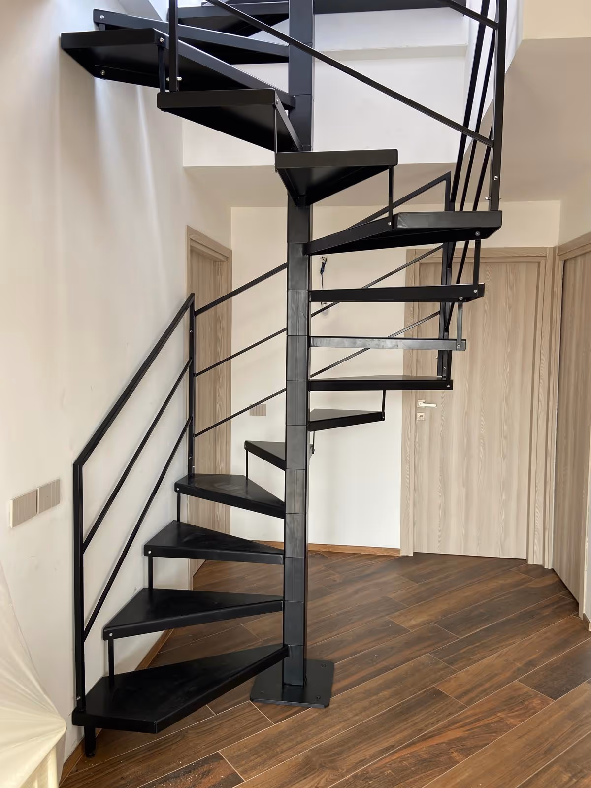 Scala a chiocciola in ferro