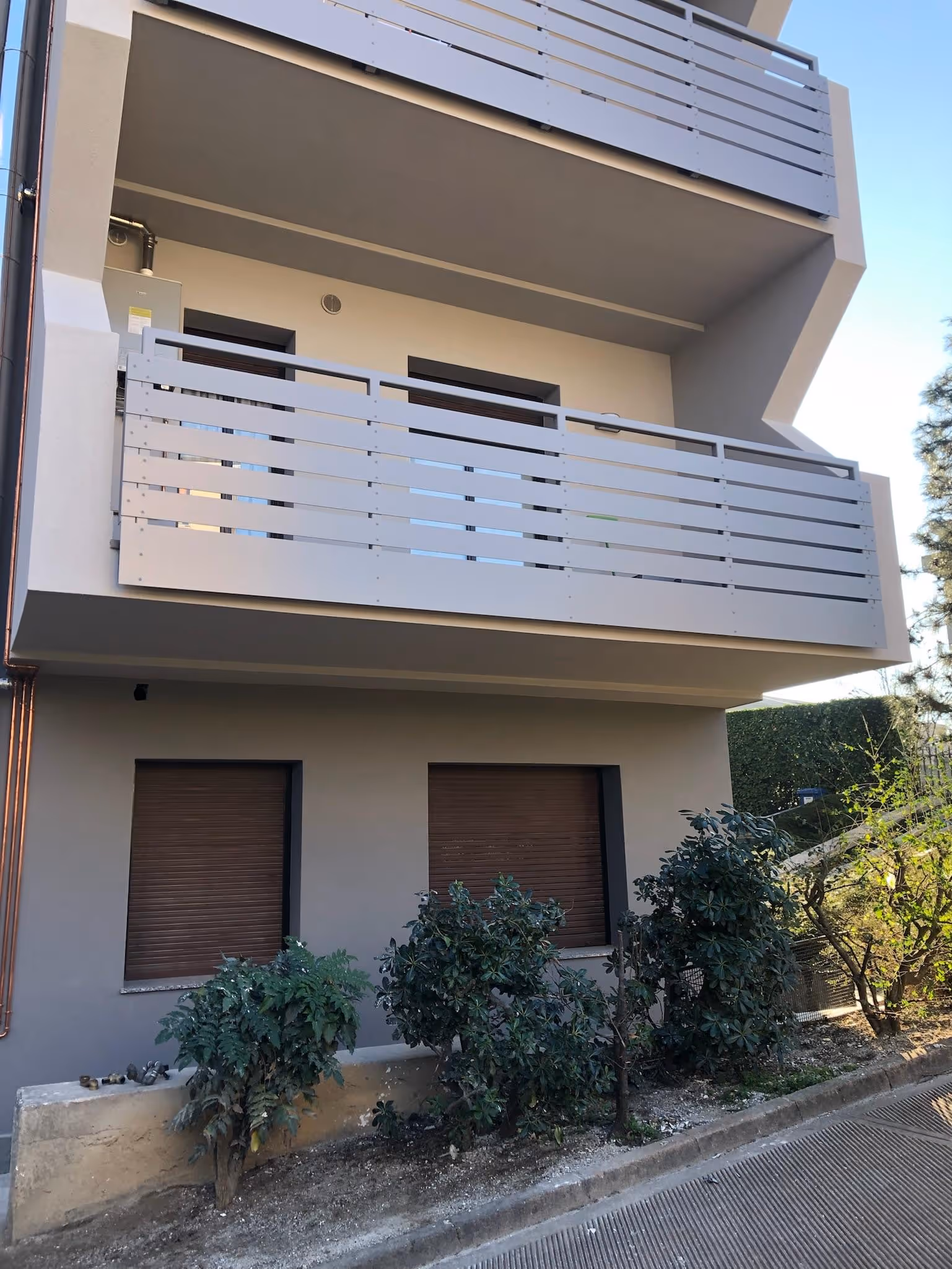 Parapetti esterni ferro resistente intemperie taglio laser